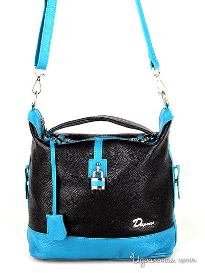 Сумка Dispacci, цвет цвет черный / бирюза