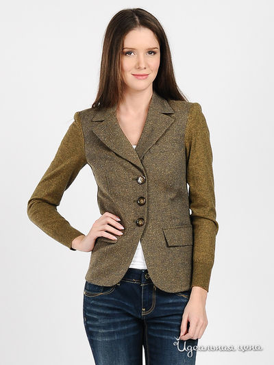 Блейзер Silvian Heach, цвет цвет оливковый меланж