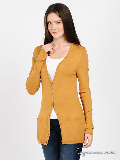 Кардиган Silvian Heach, цвет цвет натуральная охра
