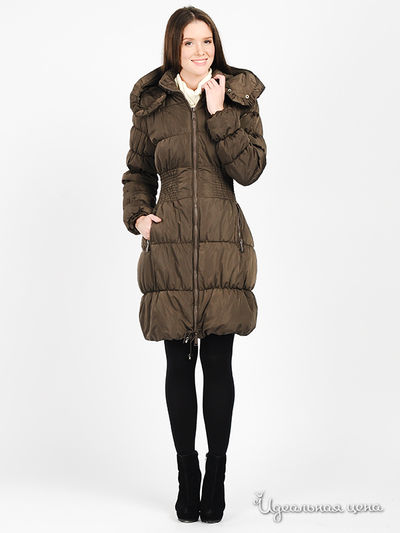 Пальто Silvian Heach, цвет цвет шоколадный