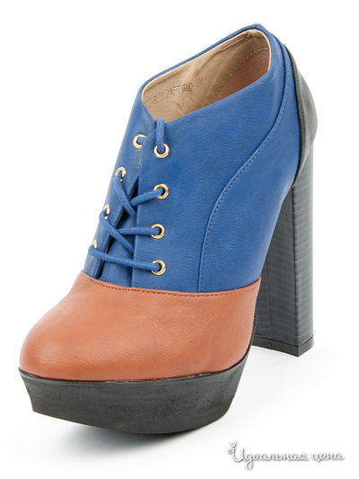 Ботильоны Silvian Heach, цвет цвет темно-голубой / коричневый