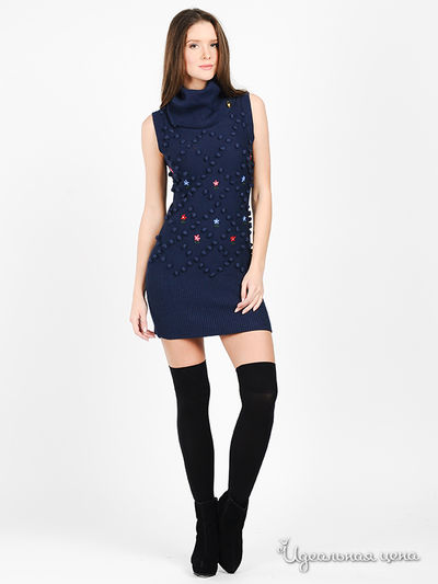 Платье Fracomina, цвет цвет синий