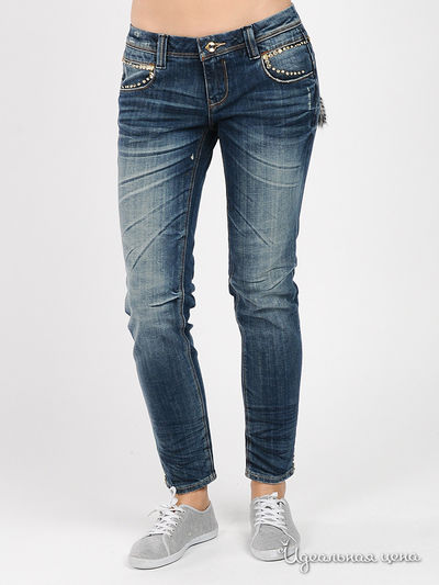 Джинсы Fracomina, цвет цвет морская волна