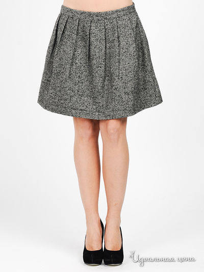 Юбка Silvian Heach, цвет цвет черный / белый