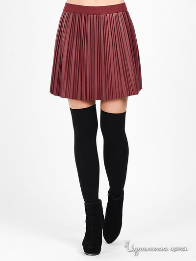 Юбка Silvian Heach, цвет цвет гранатовый