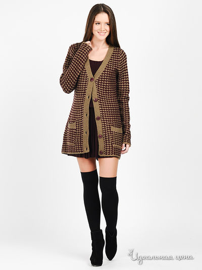 Кардиган Silvian Heach, цвет цвет гранатовый