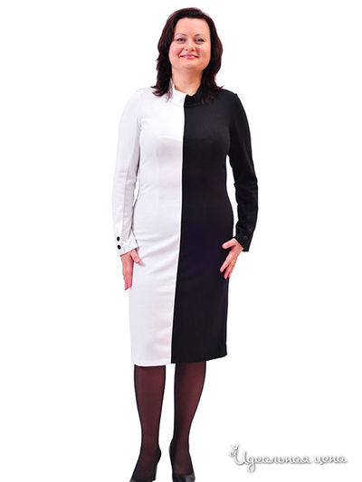 Платье Lady Style, цвет цвет черный / белый