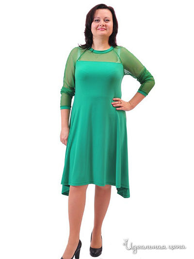 Платье Lady Style, цвет цвет зеленый
