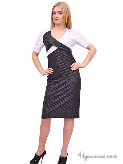 Платье Lady Style, цвет цвет черный / белый