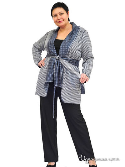 Блуза Lady Style, цвет цвет синий