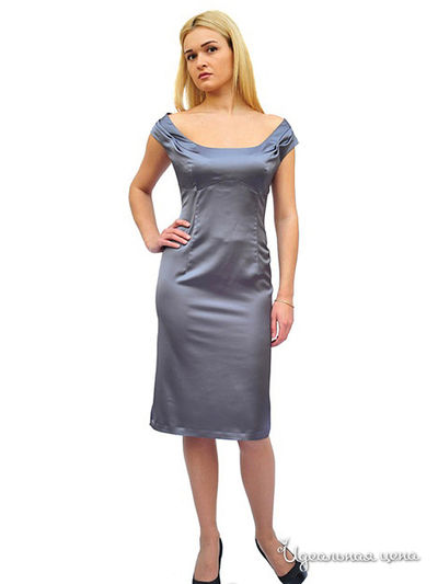 Платье Lady Style, цвет цвет серый
