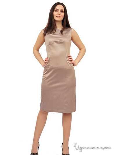 Платье Lady Style, цвет цвет светло-коричневый
