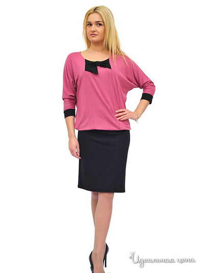 Платье Lady Style, цвет цвет розовый / черный