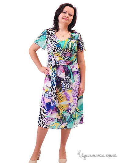 Платье Lady Style, цвет цвет мультиколор