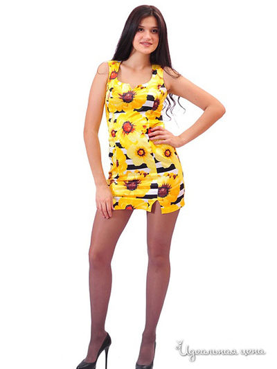 Платье Lady Style, цвет цвет желтый