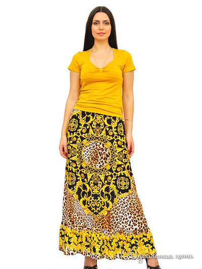 Юбка Lady Style, цвет цвет желтый