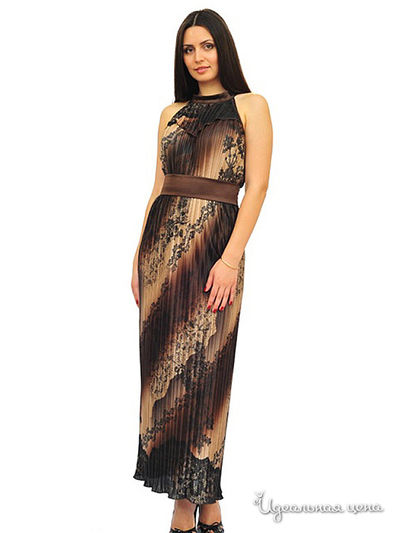 Платье Lady Style, цвет цвет коричневый