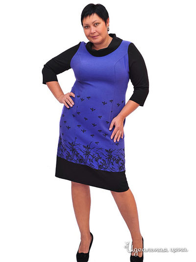 Платье Lady Style, цвет цвет синий / черный