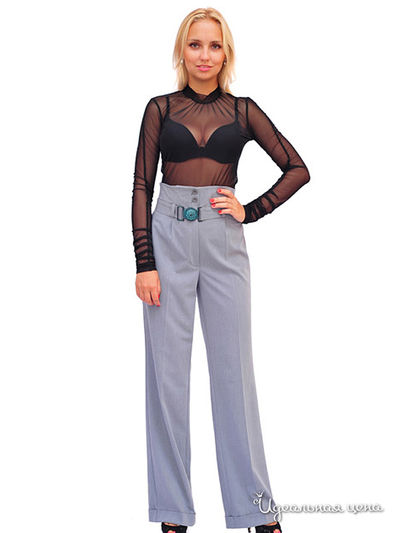 Брюки Lady Style, цвет цвет серый