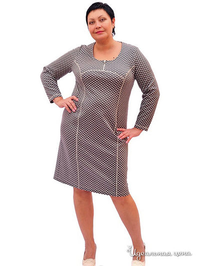 Платье Lady Style, цвет цвет серый