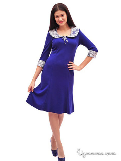 Платье Lady Style, цвет цвет синий