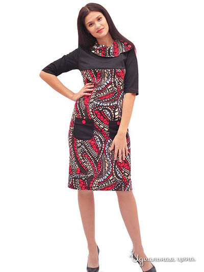 Платье Lady Style, цвет цвет черный / розовый