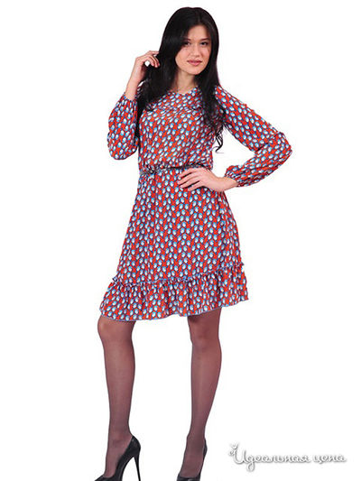 Платье Lady Style, цвет цвет красный