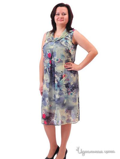 Платье Lady Style, цвет цвет мультиколор