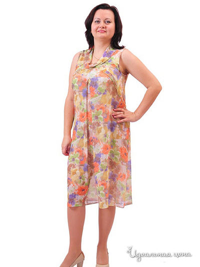 Платье Lady Style, цвет цвет мультиколор