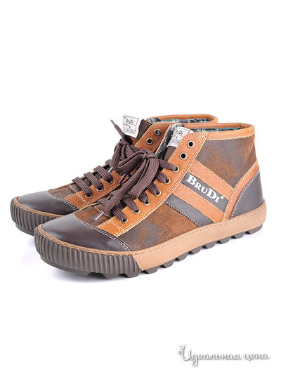 Ботинки Brudi, цвет цвет коричневый