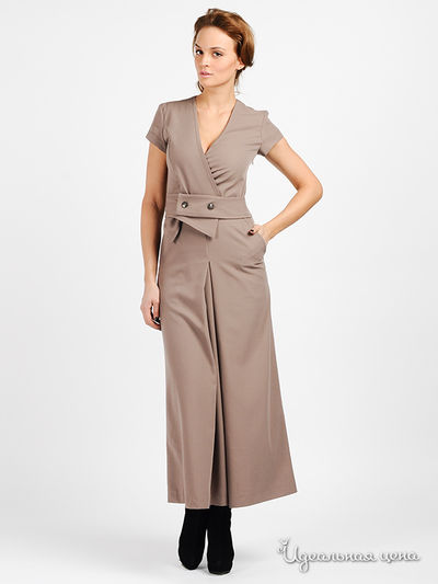 Платье Веретено, цвет цвет бежевый