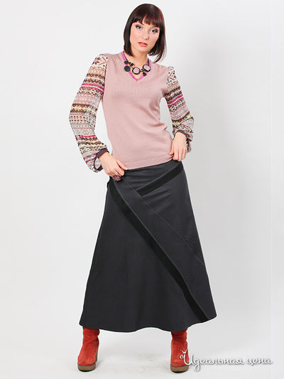 Юбка Веретено, цвет цвет серый