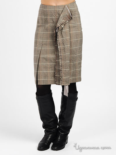 Юбка Веретено, цвет цвет шоколадный