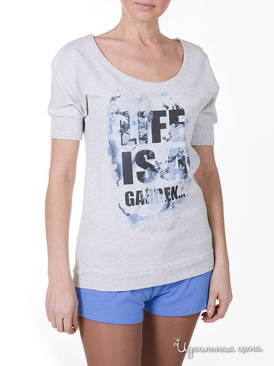 Футболка Savage, цвет цвет серый меланж