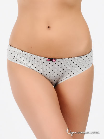 Трусы V.O.V.A., цвет цвет белый / черный