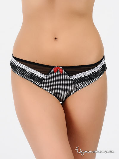 Трусы V.O.V.A., цвет цвет черный / белый