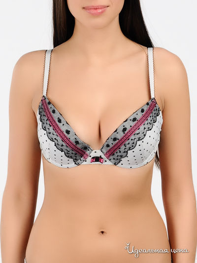 Бюстгальтер V.O.V.A., цвет цвет белый / черный