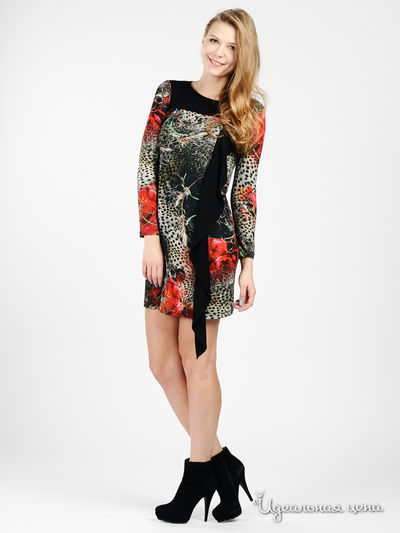 Платье PIU&PIU, цвет цвет мультиколор