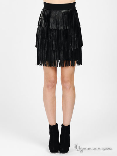 Юбка PIU&PIU, цвет цвет черный