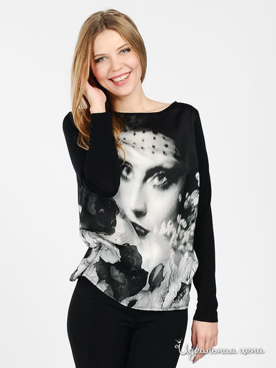 Туника PIU&PIU, цвет цвет черный