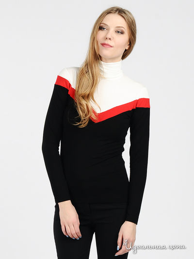 Водолазка PIU&PIU, цвет цвет белый / черный