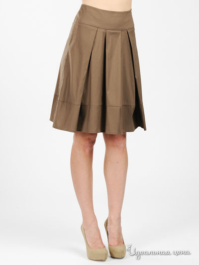 Юбка Clips, цвет цвет темно-бежевый