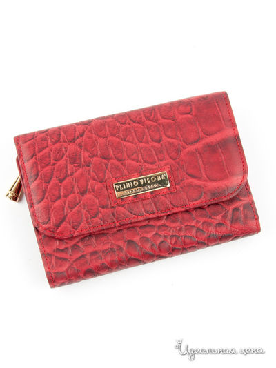 Портмоне PLINIO VISONA, цвет цвет красный