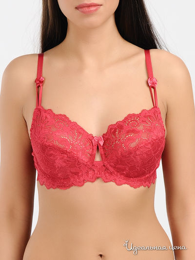 Бюстгальтер Simona, цвет цвет брусничный