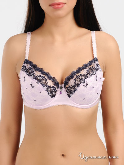 Бюстгальтер Sevite, цвет цвет нежно-розовый / темно-синий