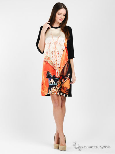 Платье Dino Chizari, цвет цвет мультиколор