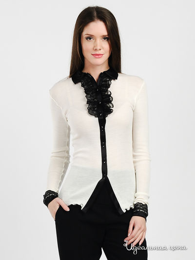 Блуза Dino Chizari, цвет цвет молочный / черный