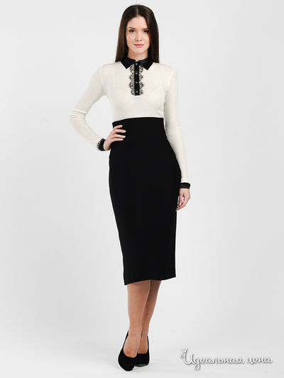 Поло Dino Chizari, цвет цвет молочный / черный