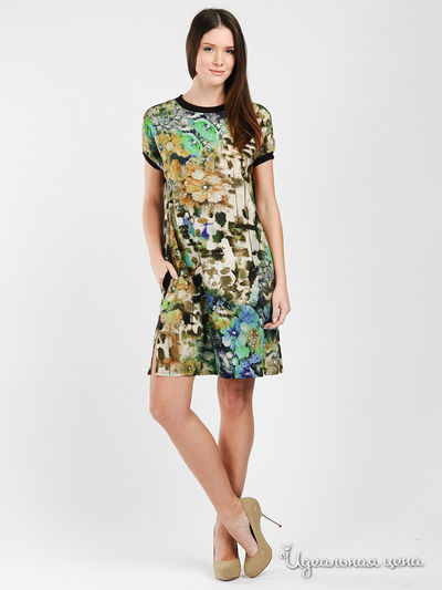 Платье Dino Chizari, цвет цвет мультиколор