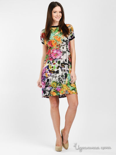 Платье Dino Chizari, цвет цвет мультиколор
